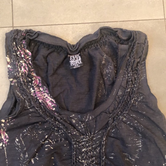 Free People Cotton Sleeves Top - Picture 4 of 9